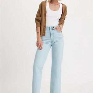 Levi’s ribcage straight ankle 31